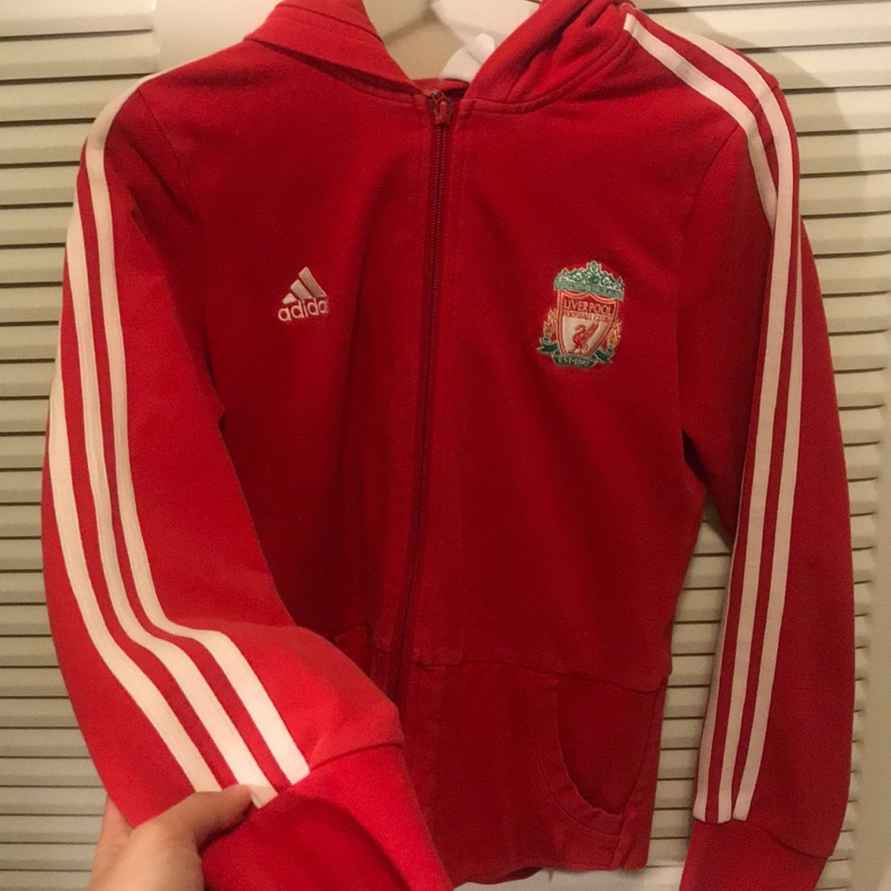 Adidas Liverpool jacket with hood